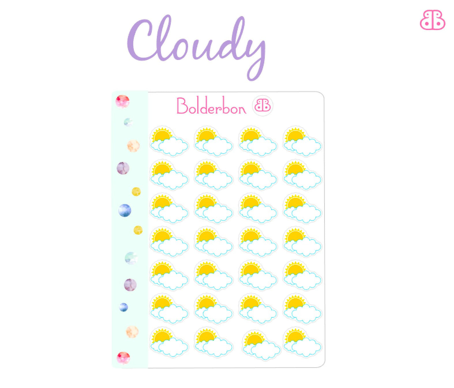 WEATHER Planner Stickers