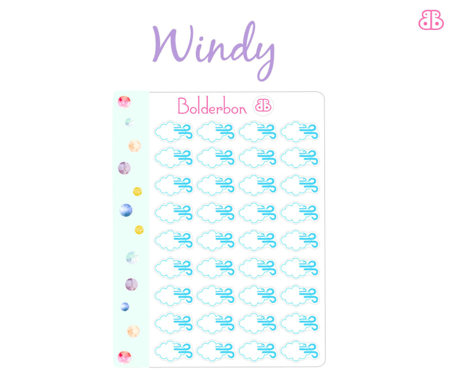 WEATHER Planner Stickers