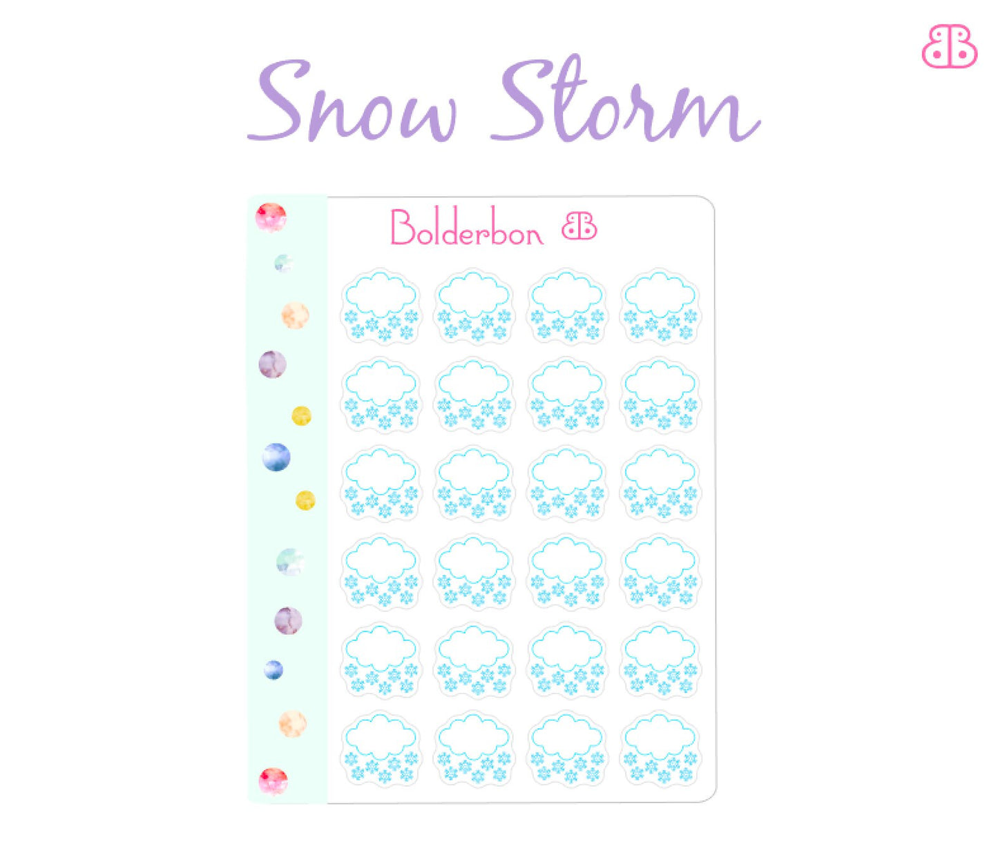 WEATHER Planner Stickers
