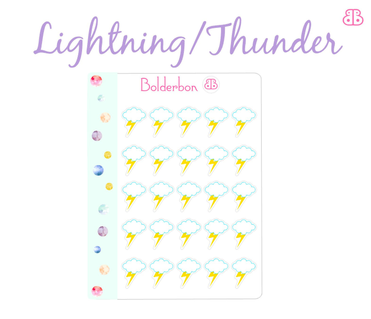WEATHER Planner Stickers