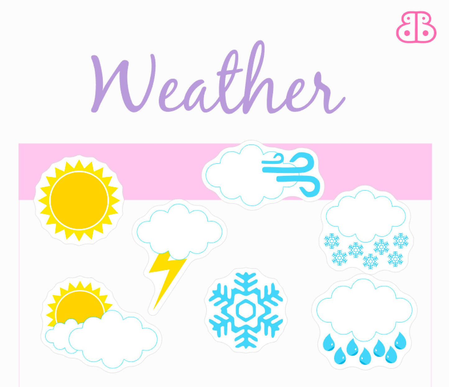 WEATHER Planner Stickers