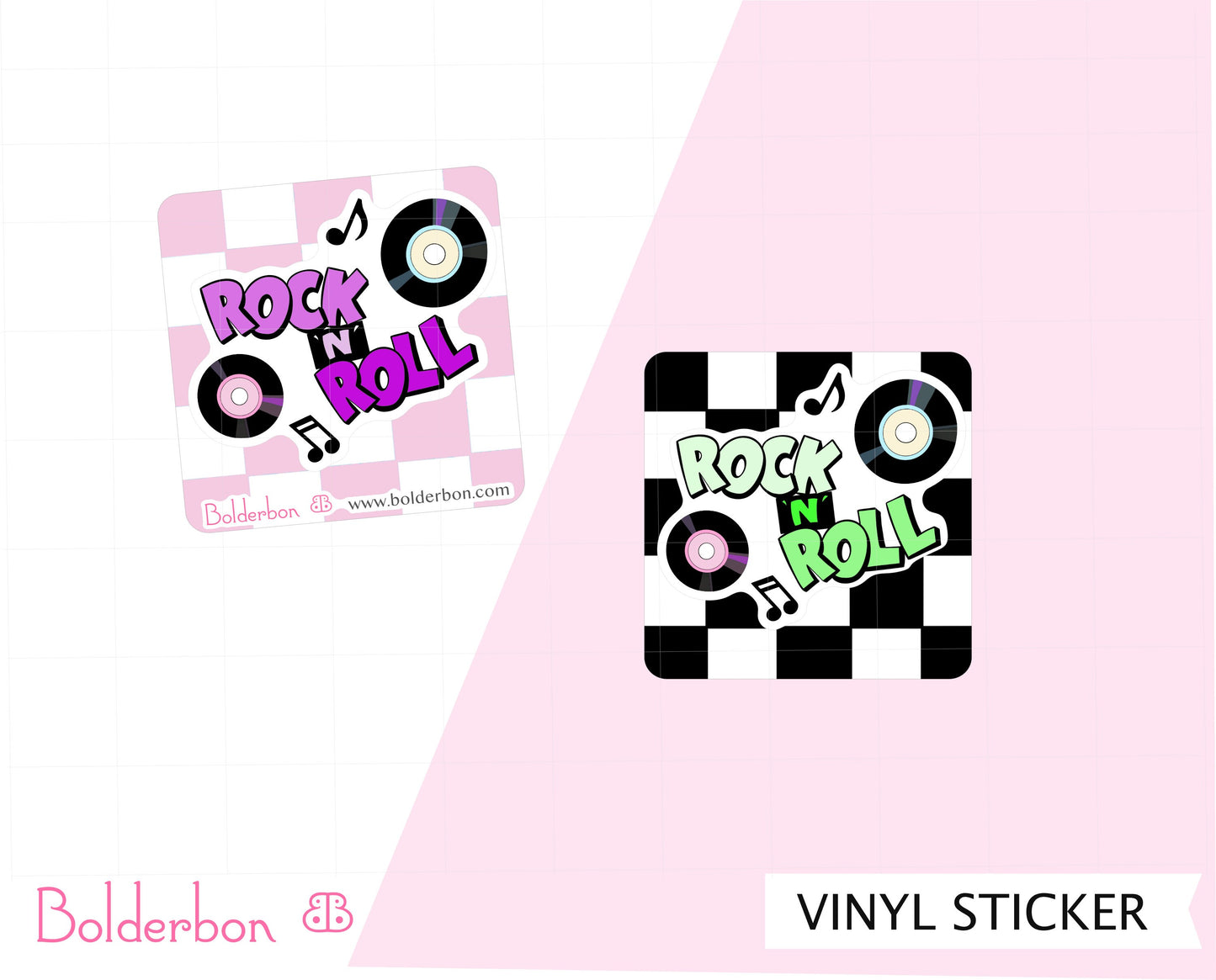 ROCK N ROLL || Vinyl Sticker