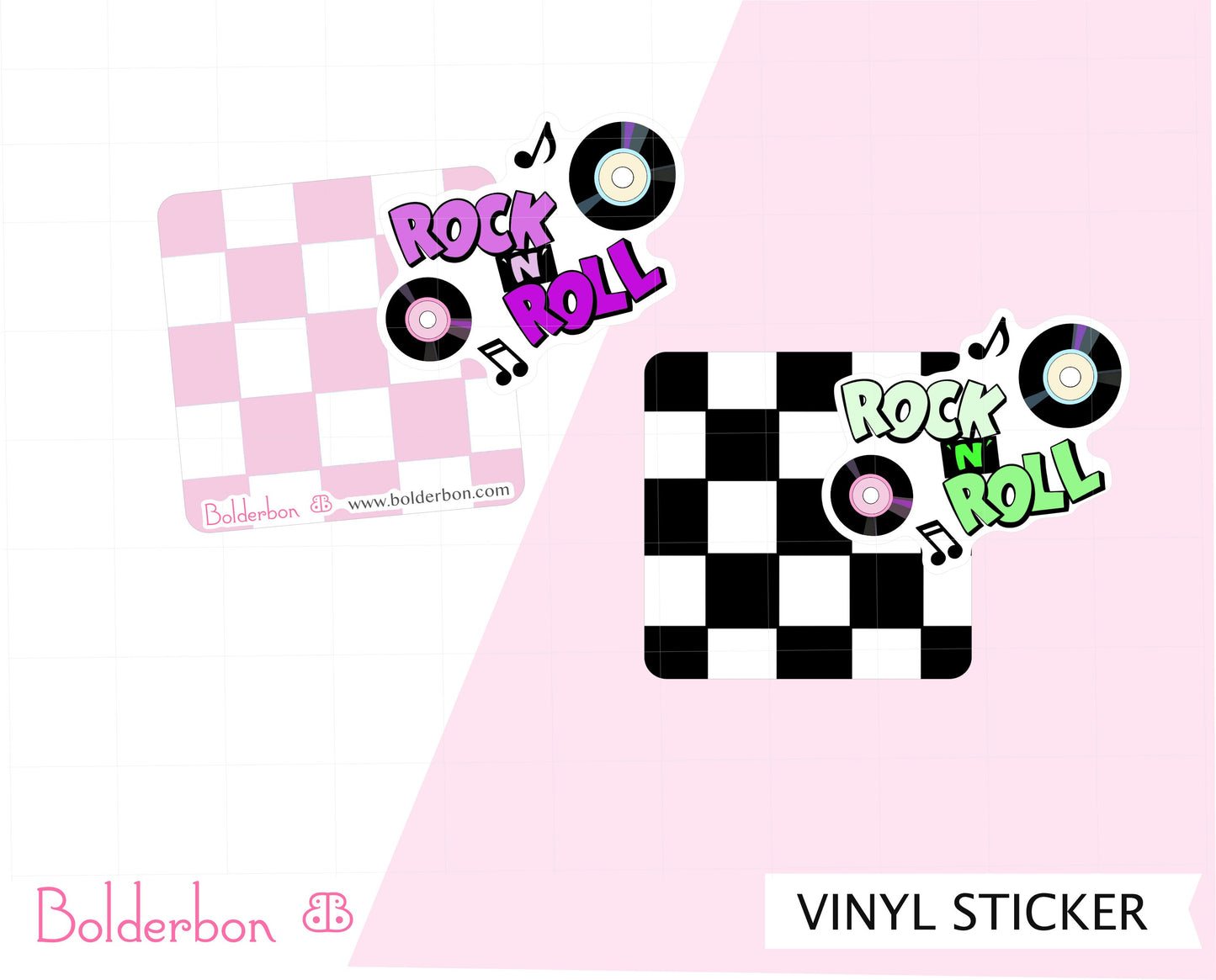 ROCK N ROLL || Vinyl Sticker