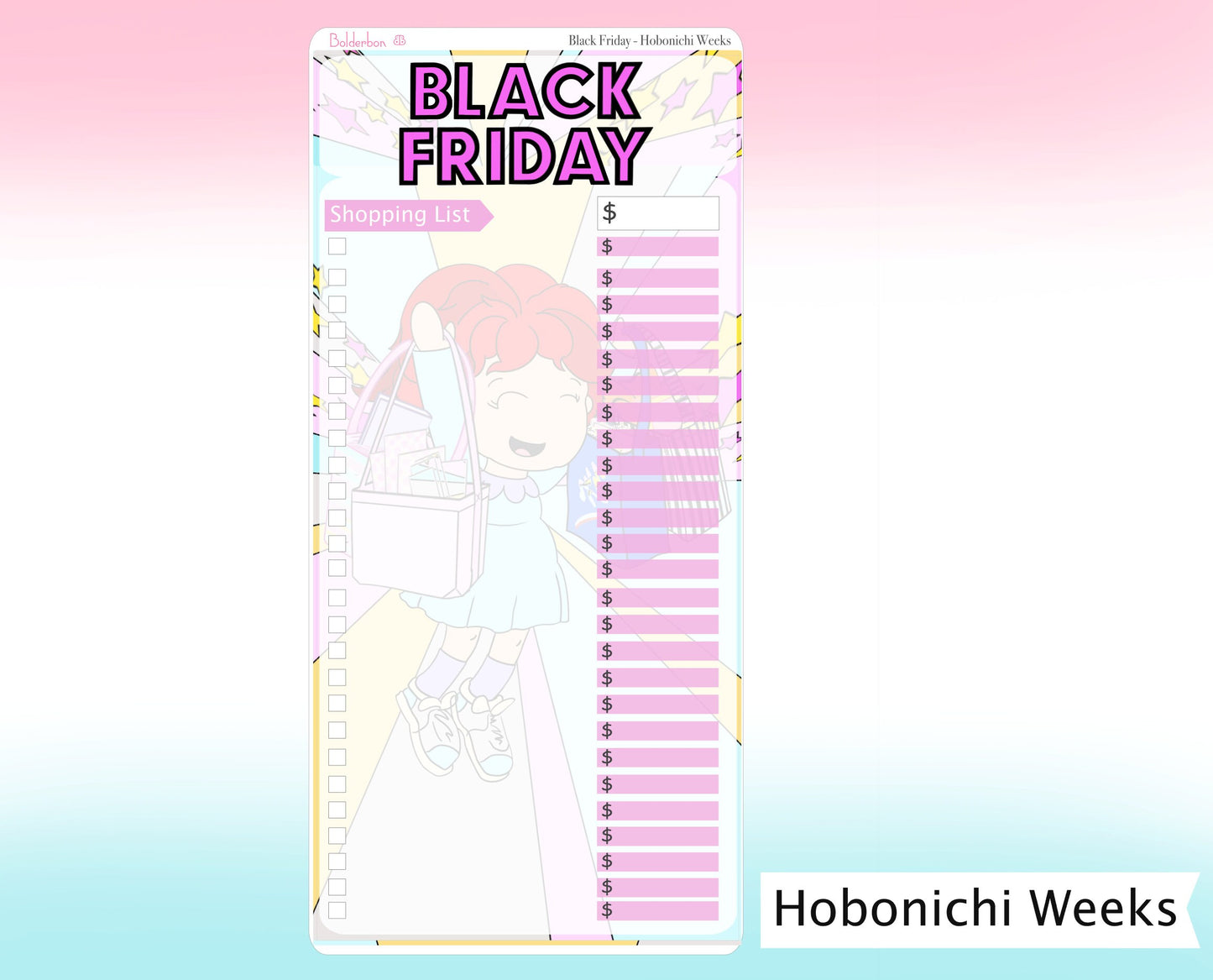 Black Friday & Cyber Monday || Hobonichi Weeks Full Sticker Sheets