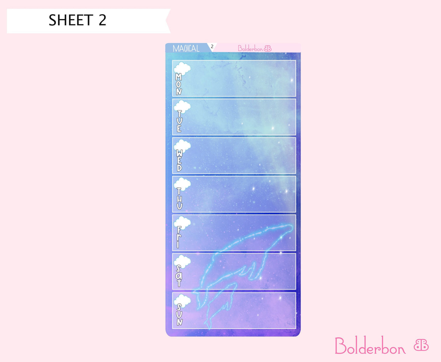 MAGICAL || Hobonichi Weeks Planner Sticker Kit