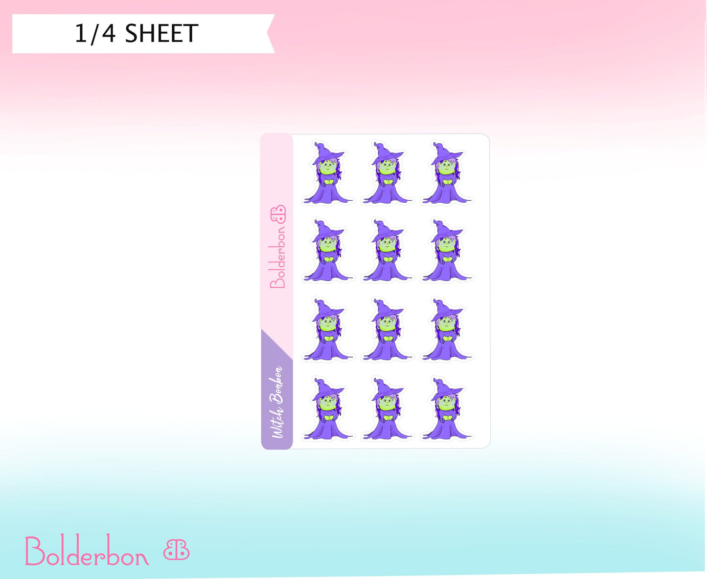 WITCH || Bonbon Character Planner Stickers