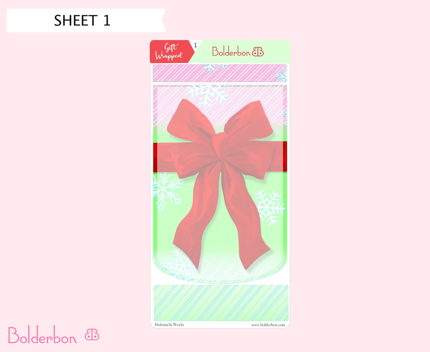 GIFT WRAPPED || Hobonichi Weeks Planner Sticker Kit