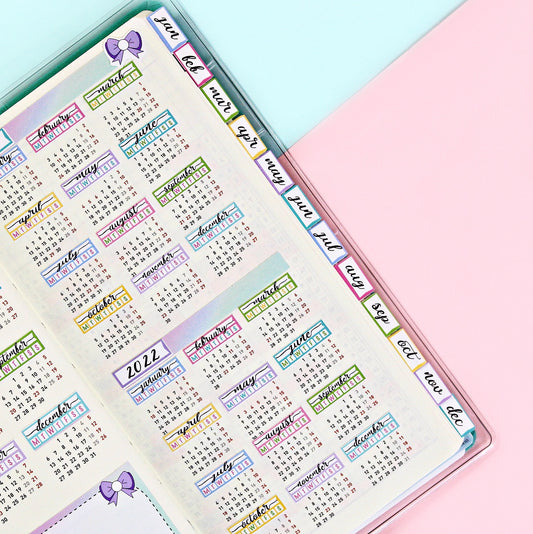 PLANNER TABS || Colorful and Neutral