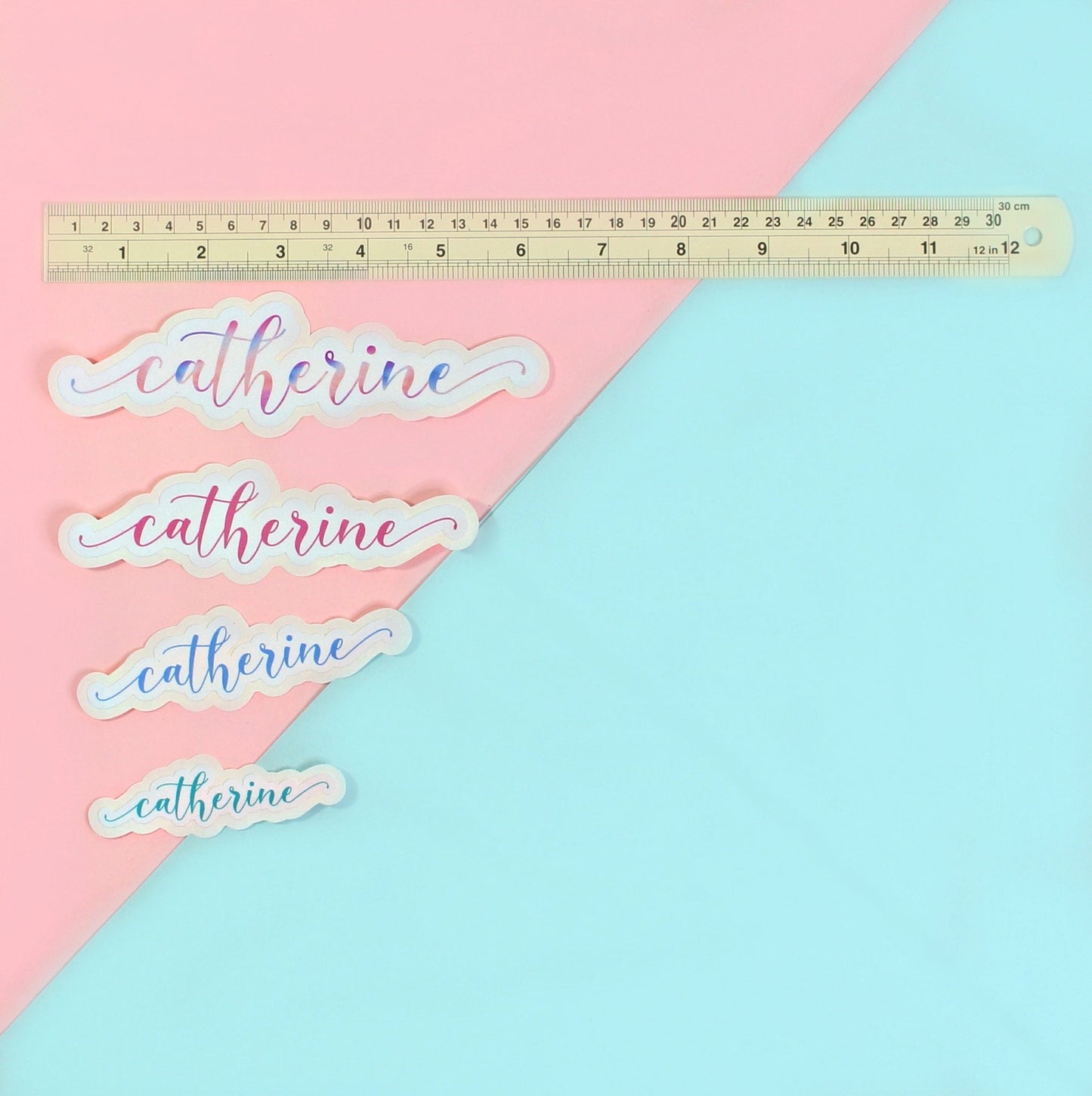 Custom Name Stickers || Custom Word Text Personalized Labels