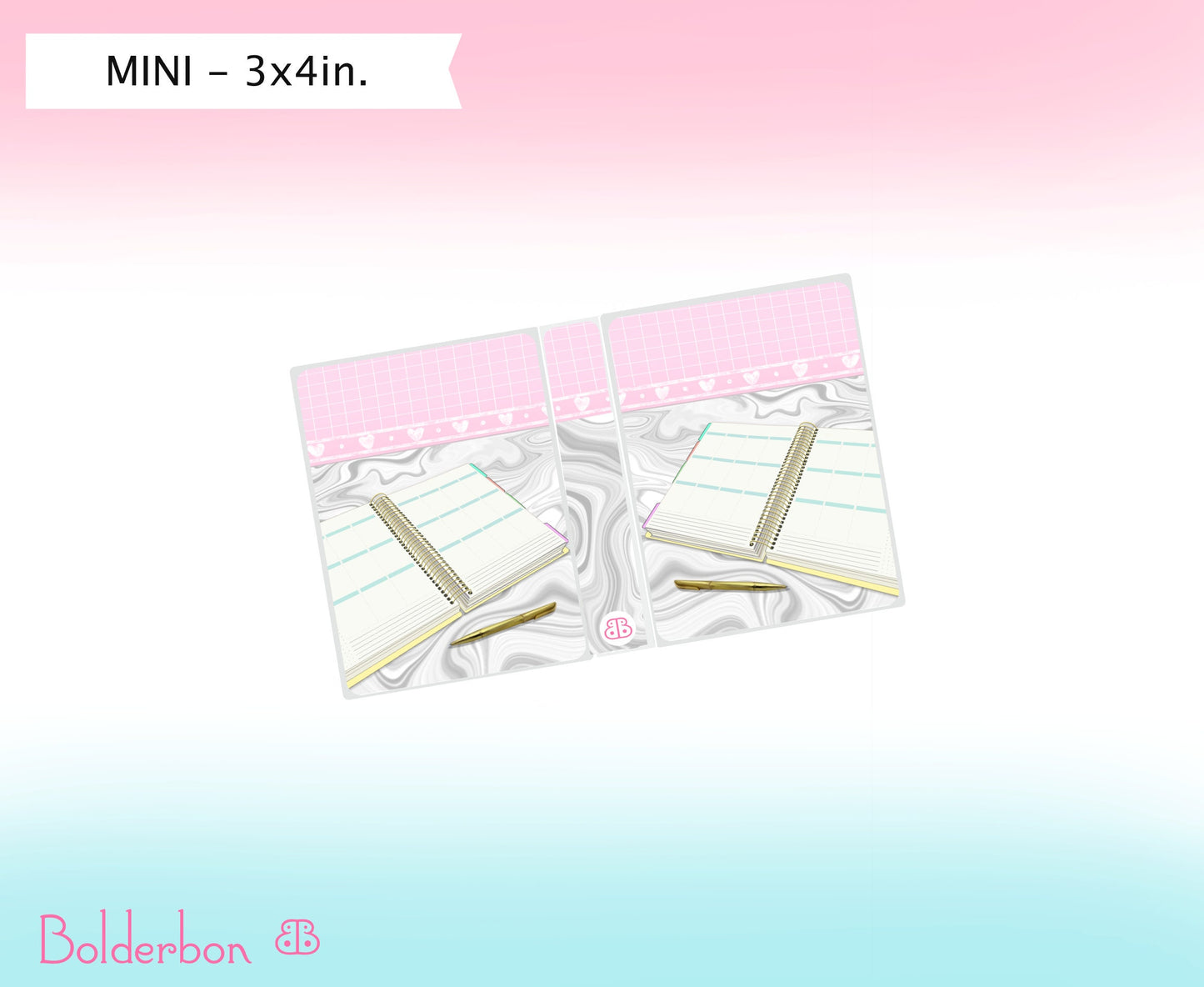 PINK PLANNER VIBES || Sleeve Sticker Album