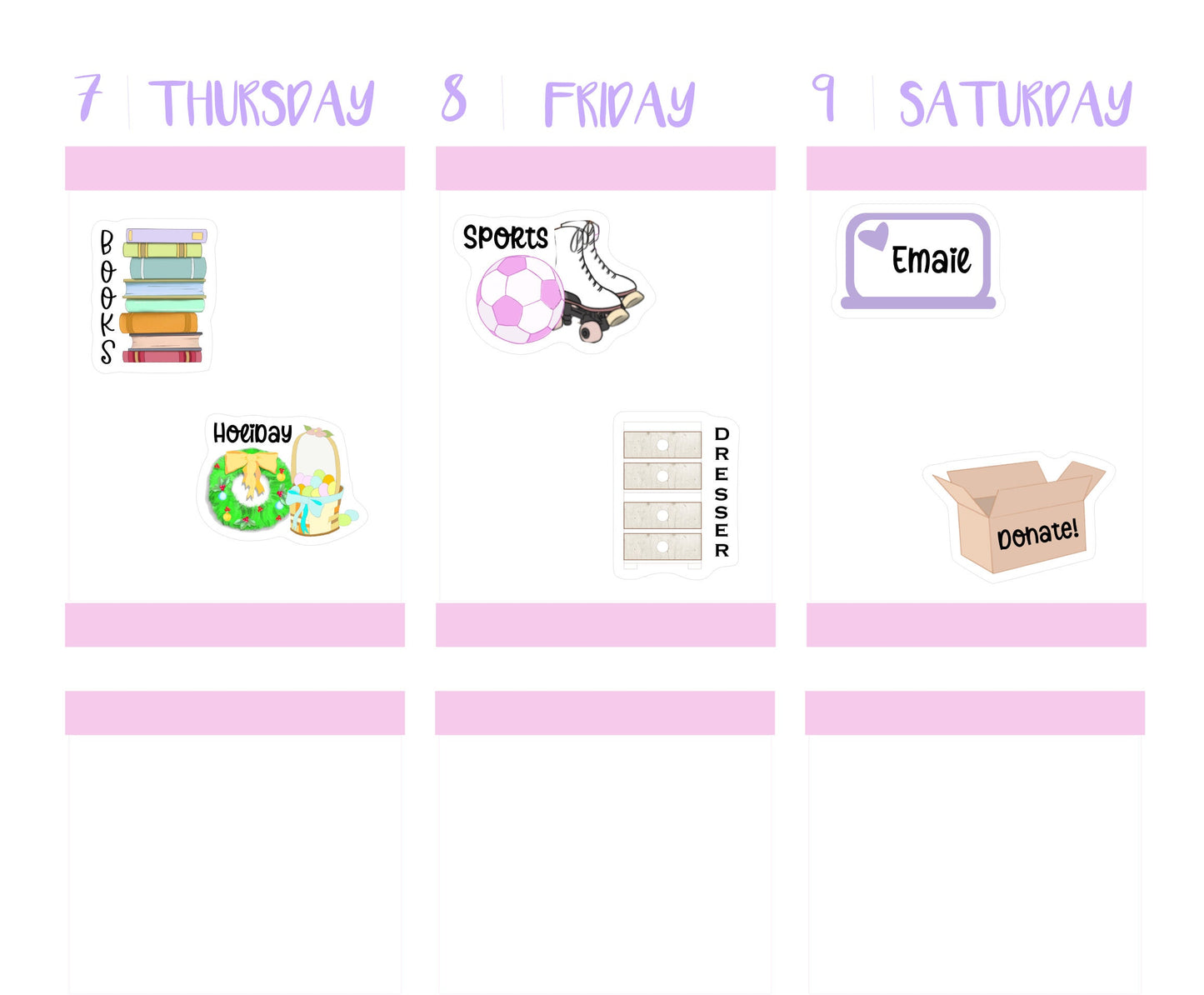HOUSEHOLD || Planner Stickers