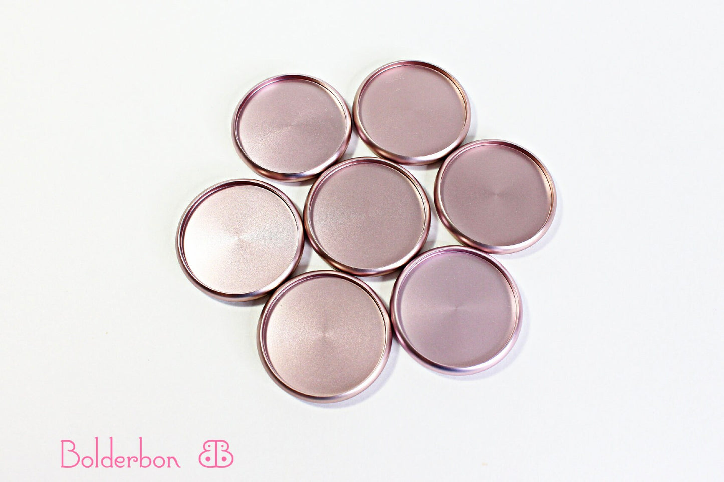 ROSE GOLD Planner Discs | 1.5 INCH Aluminum | Set of 7