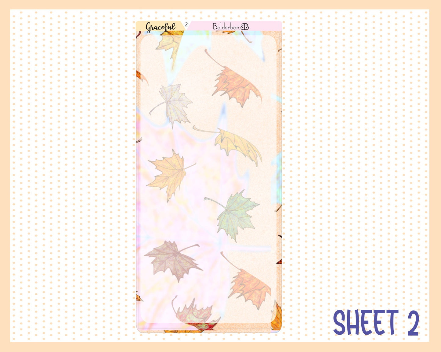 GRACEFUL || Hobonichi Weeks Planner Sticker Kit