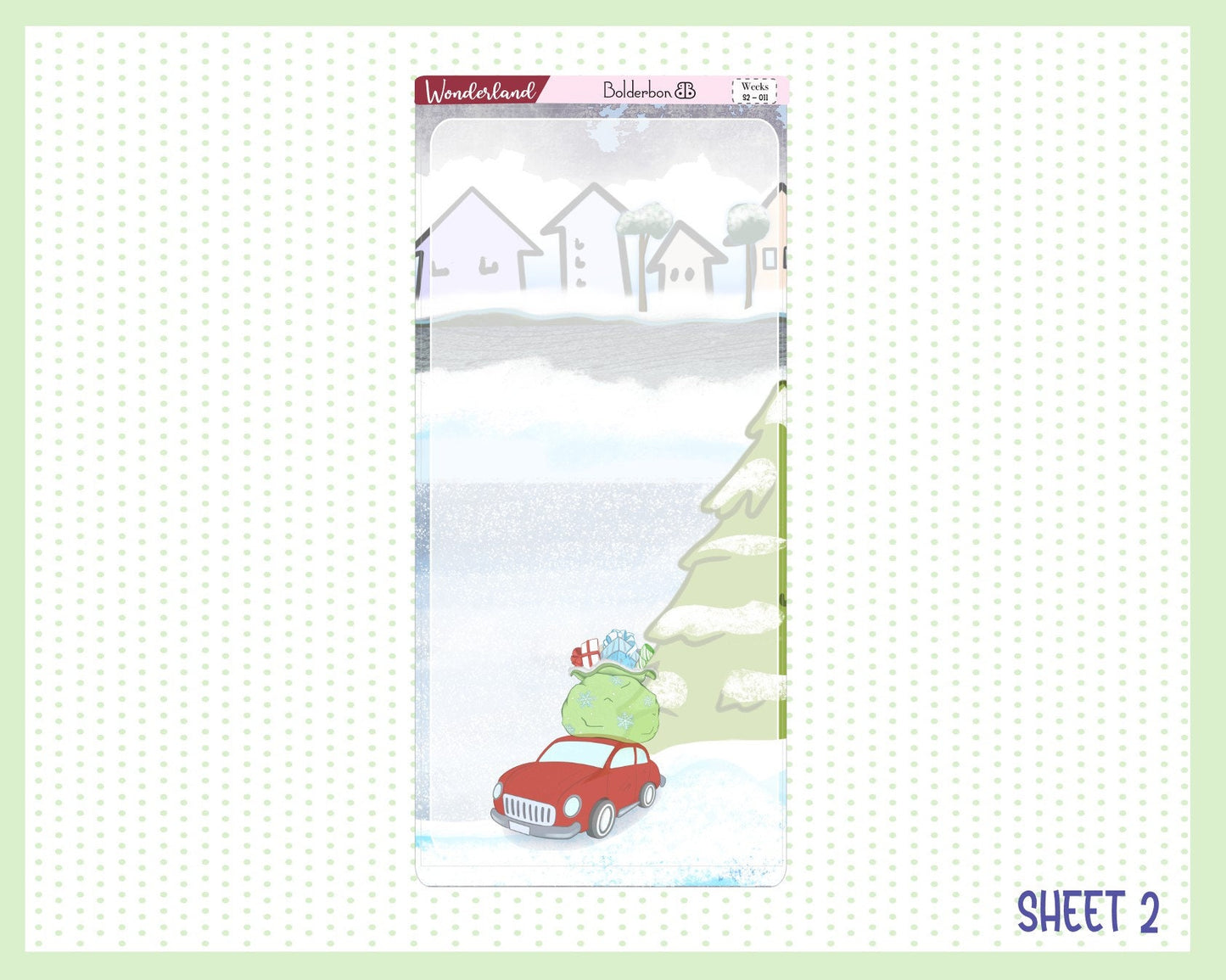 WINTER WONDERLAND || Hobonichi Weeks Planner Sticker Kit