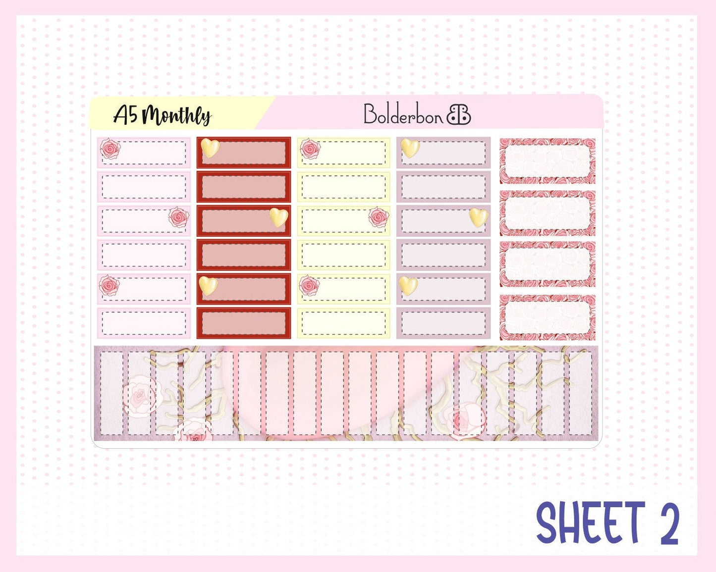 FEBRUARY A5 MONTHLY KIT || Planner Sticker Kit