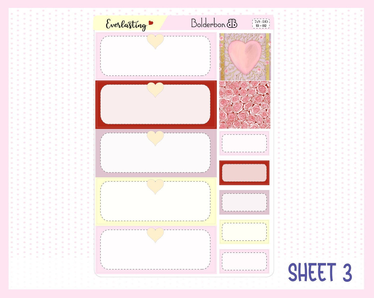 EVERLASTING "7x9 Daily Duo" || Weekly Planner Sticker Kit for Erin Condren