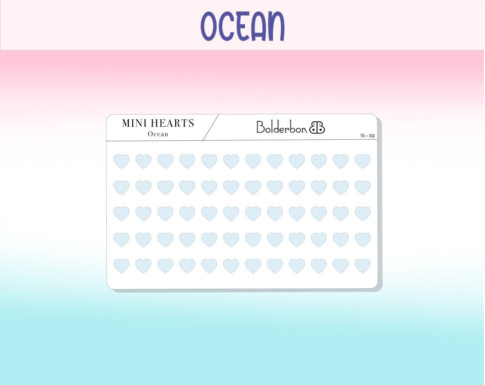 TRANSPARENT HEARTS || Neutral, Frosted Clear, Minimal, Mini Dots, Planner Stickers, Functional