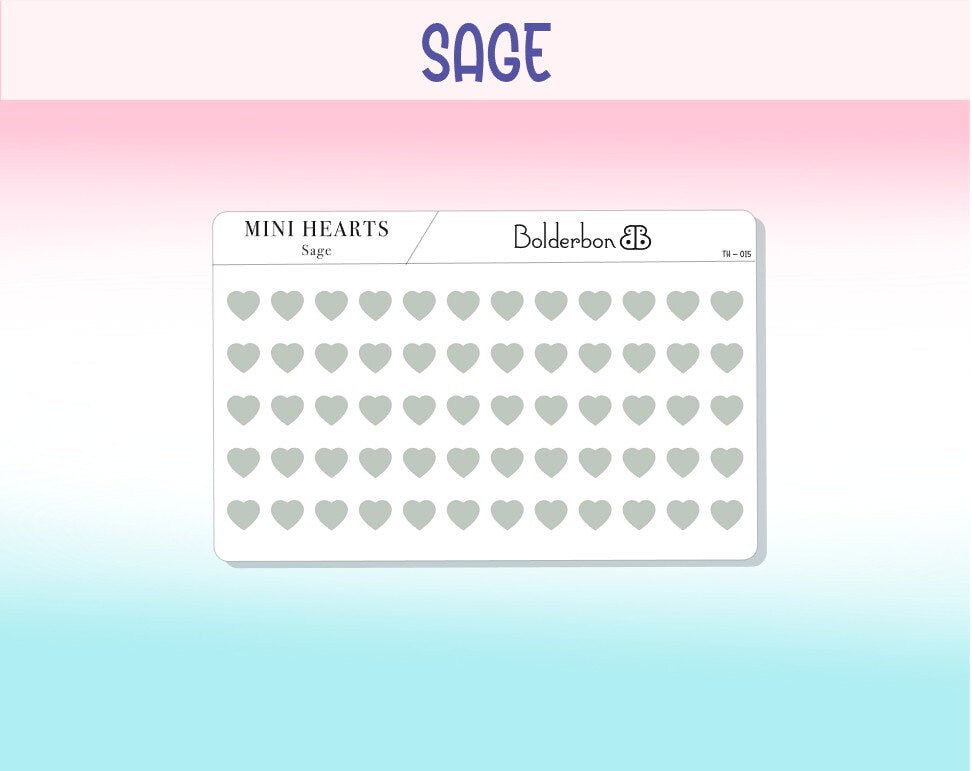 TRANSPARENT HEARTS || Neutral, Frosted Clear, Minimal, Mini Dots, Planner Stickers, Functional