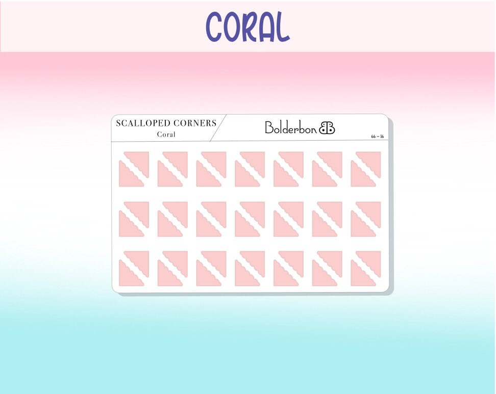 NEW* TRANSPARENT CORNERS || Frosted Clear, Colorful, Pastel, Mini Dots, Planner Stickers, Scallop, Functional