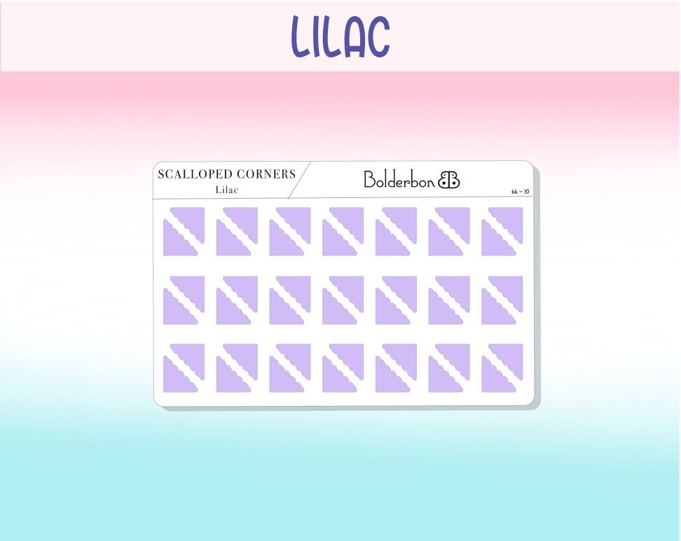 NEW* TRANSPARENT CORNERS || Frosted Clear, Colorful, Pastel, Mini Dots, Planner Stickers, Scallop, Functional