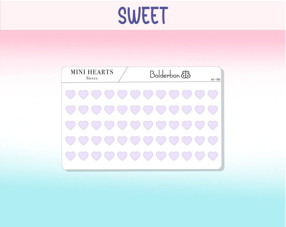 TRANSPARENT HEARTS || Neutral, Frosted Clear, Minimal, Mini Dots, Planner Stickers, Functional