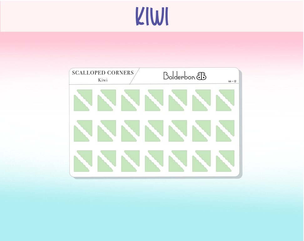 NEW* TRANSPARENT CORNERS || Frosted Clear, Colorful, Pastel, Mini Dots, Planner Stickers, Scallop, Functional