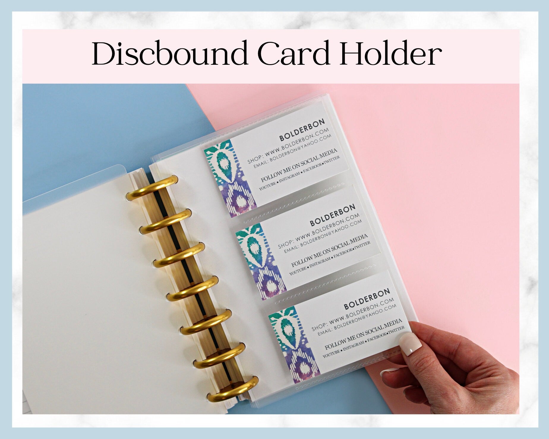 DISCBOUND CARD HOLDER