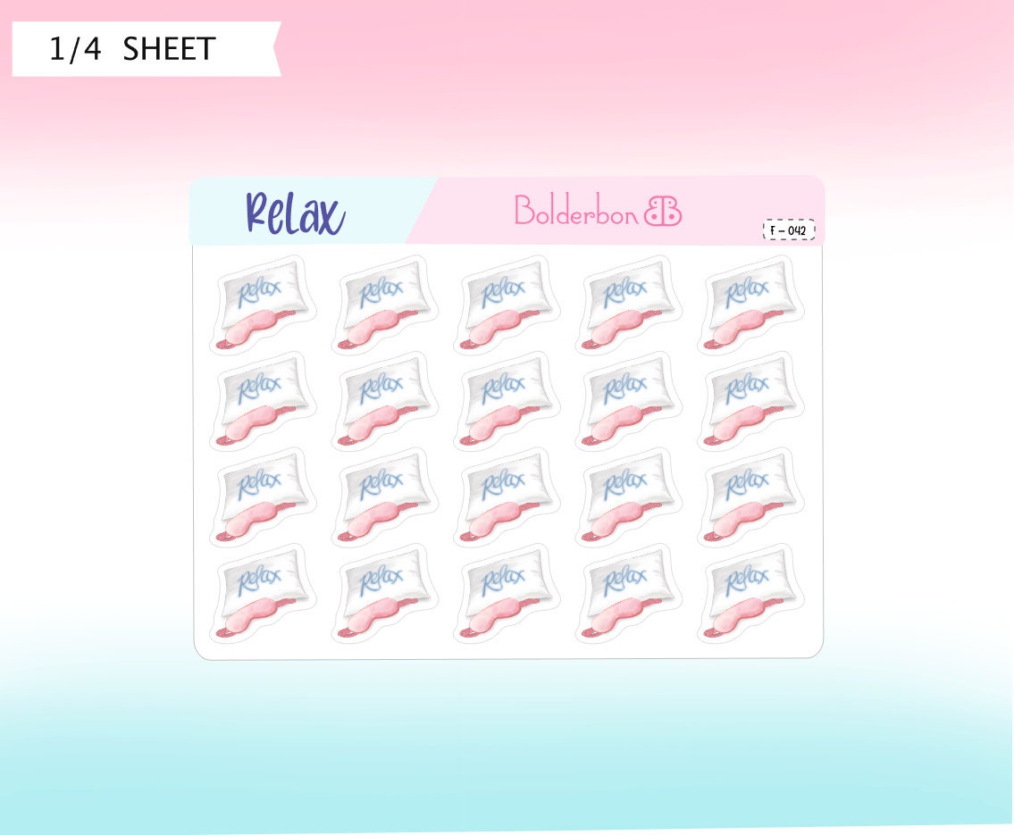 RELAX || Icon Planner Stickers