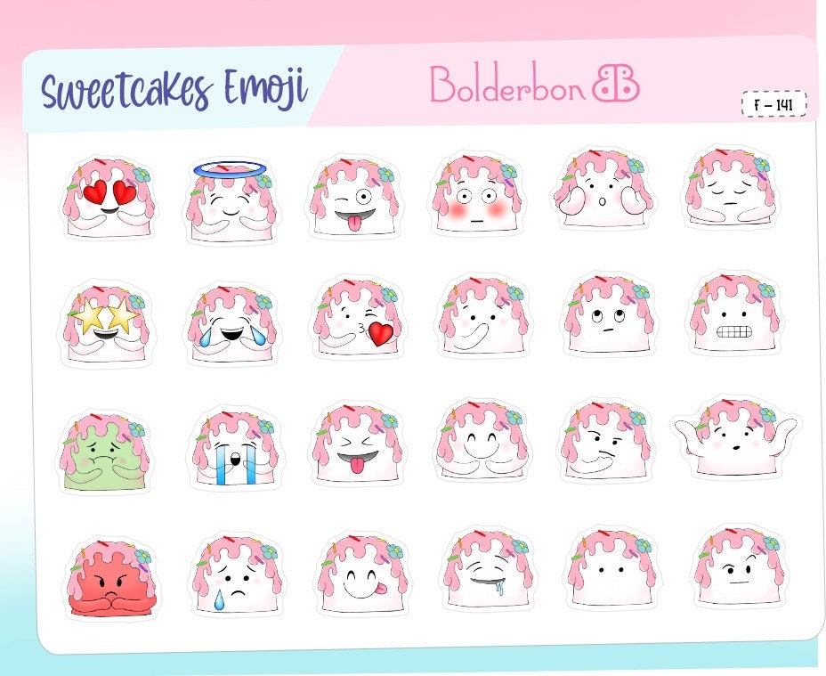 SWEETCAKES EMOJI || Cute Emotion Stickers
