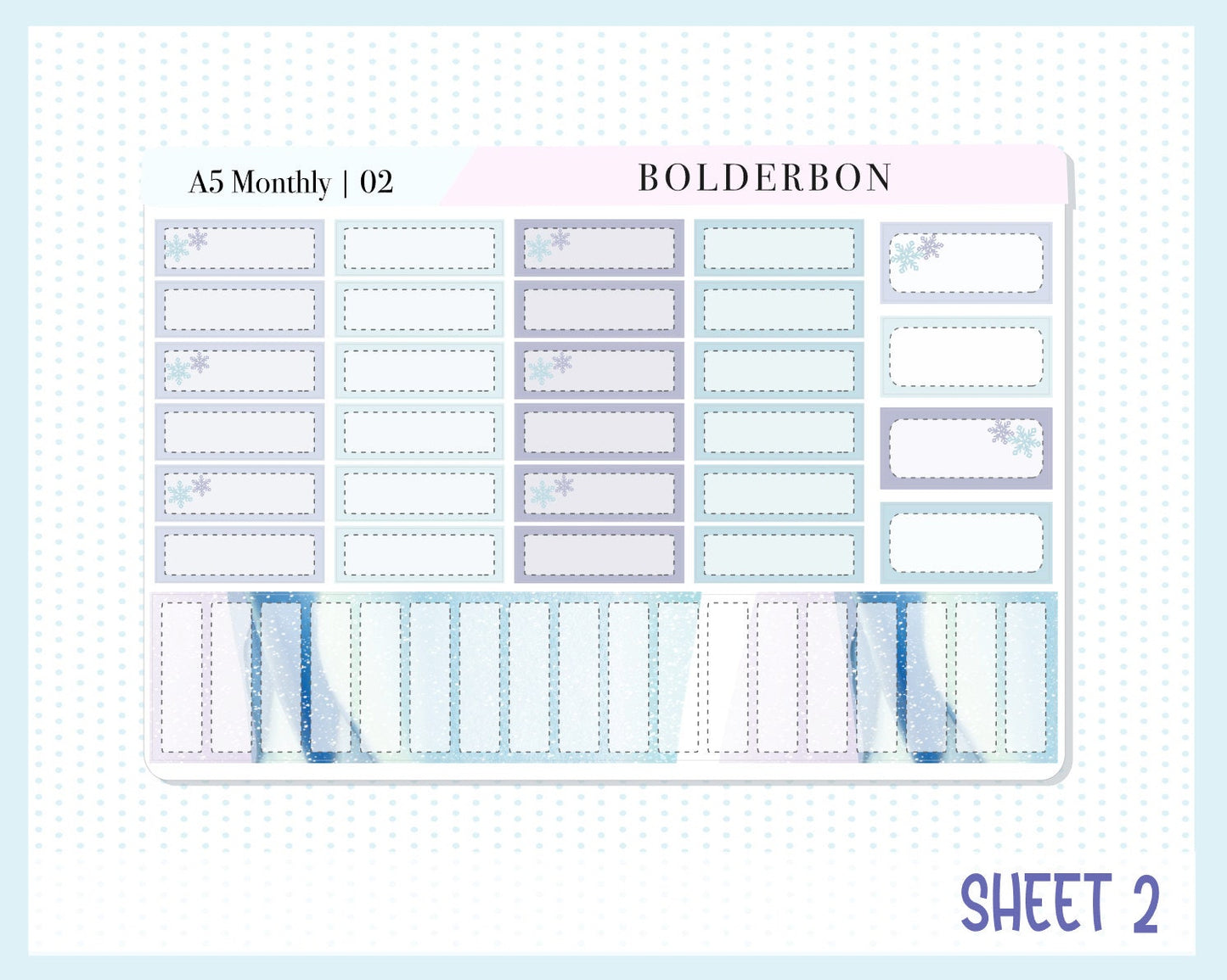 JANUARY A5 MONTHLY KIT || Erin Condren Planner Sticker Kit