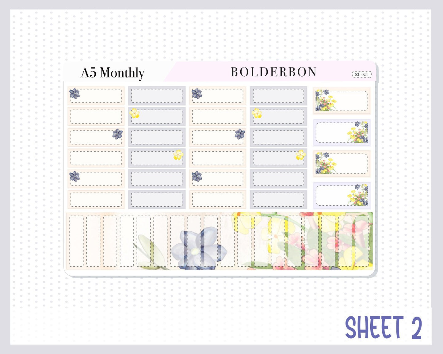 JUNE A5 MONTHLY KIT || Planner Sticker Kit