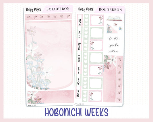 DAISY PAGES Hobonichi Weeks || Weekly Planner Sticker Kit