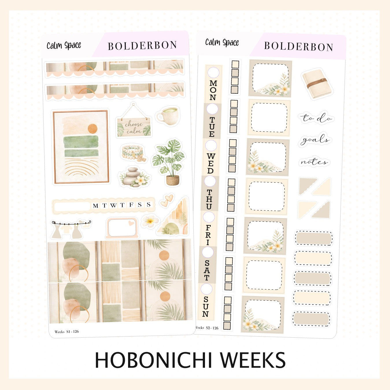 Calm Space • Hobonichi Weeks