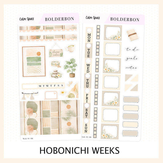Calm Space • Hobonichi Weeks