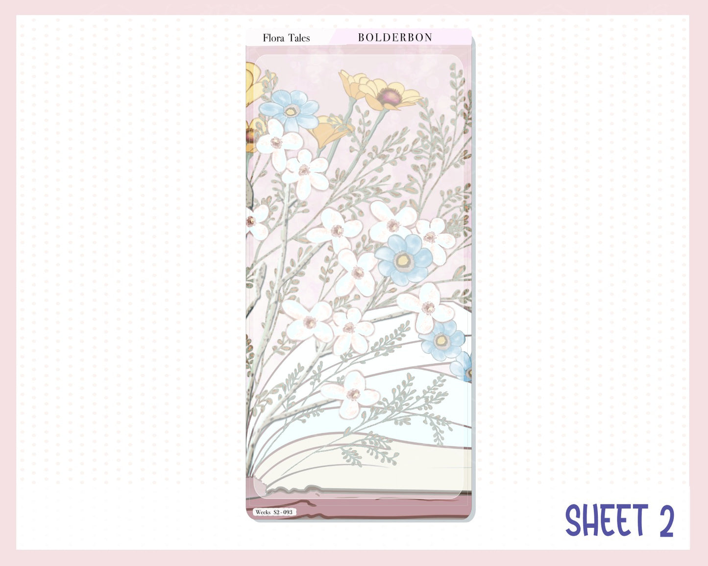 FLORA TALES Hobonichi Weeks || Weekly Planner Sticker Kit