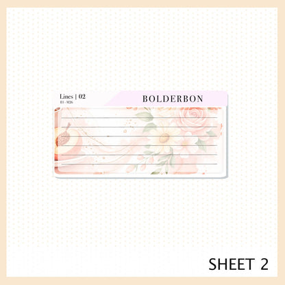 MAY A5 Notes Kit || Peach Blossom, Planner Sticker Kit for Erin Condren Planners