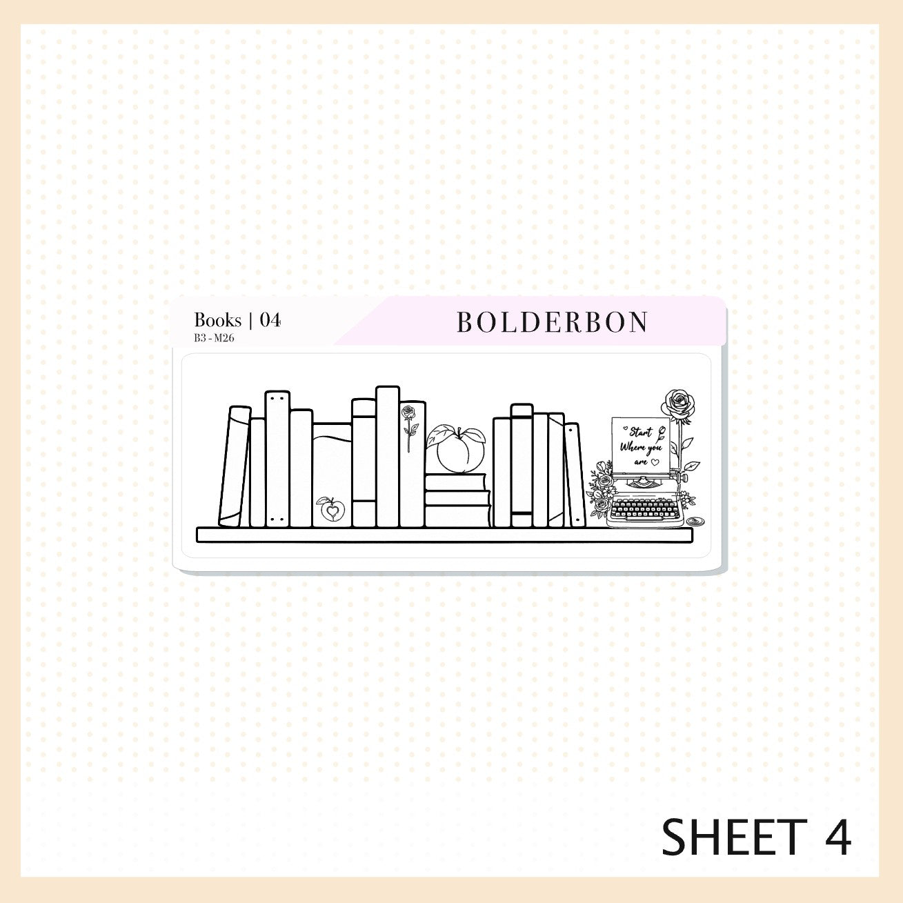 MAY A5 Notes Kit || Peach Blossom, Planner Sticker Kit for Erin Condren Planners