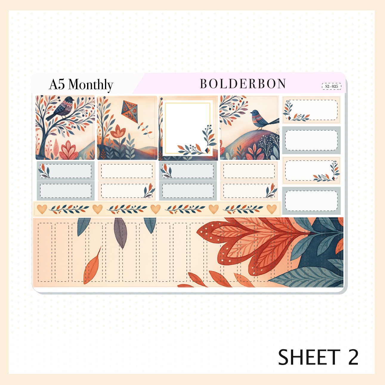 SEPTEMBER A5 MONTHLY KIT || Planner Stickers for Erin Condren