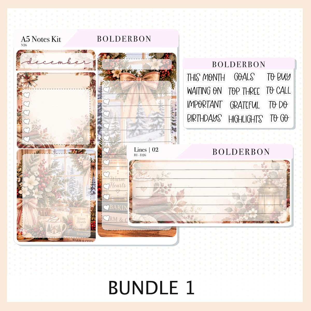 December • A5 EC Notes Kit