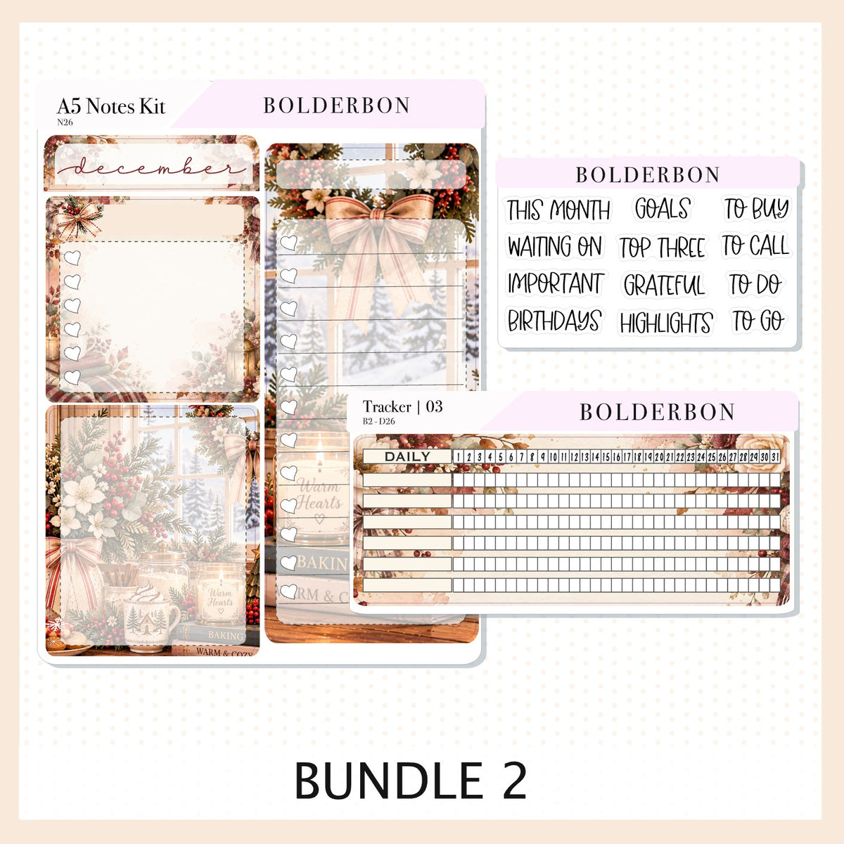 December • A5 EC Notes Kit