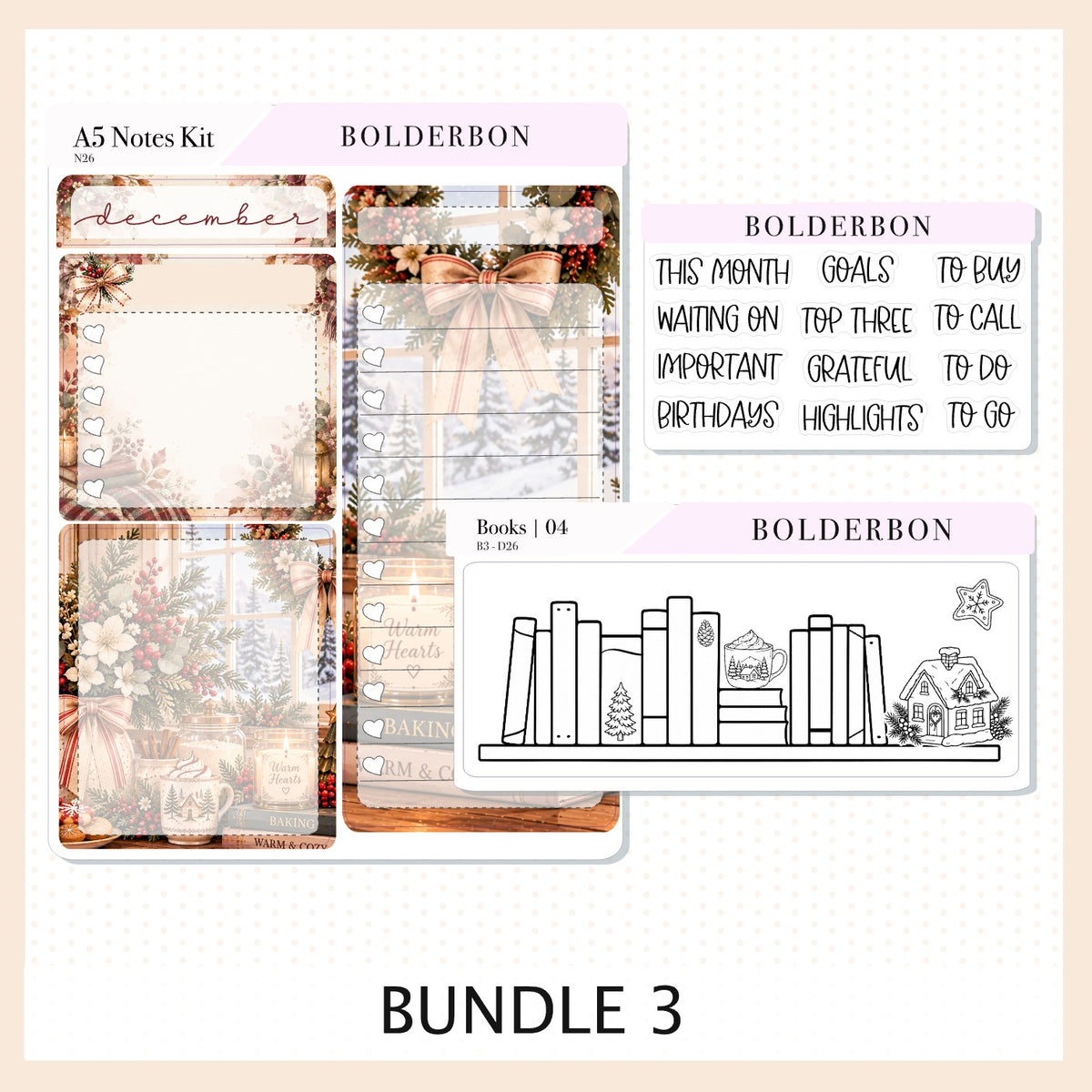 December • A5 EC Notes Kit
