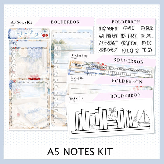 JULY • A5 EC Notes Kit