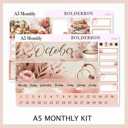 OCTOBER A5 MONTHLY KIT || Planner Stickers for Erin Condren
