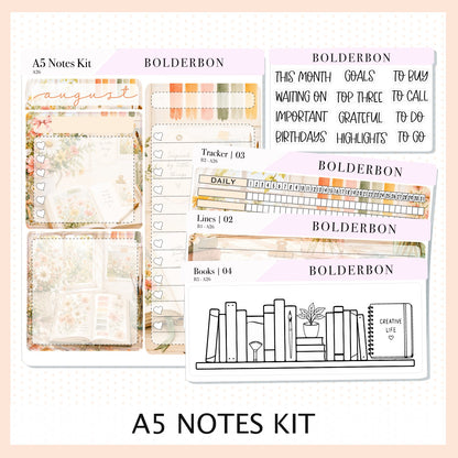 August • A5 EC Notes Kit