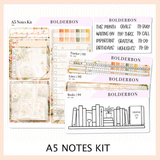 August • A5 EC Notes Kit