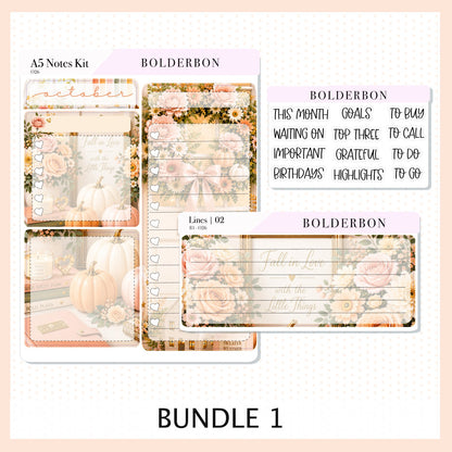 October • A5 EC Notes Kit