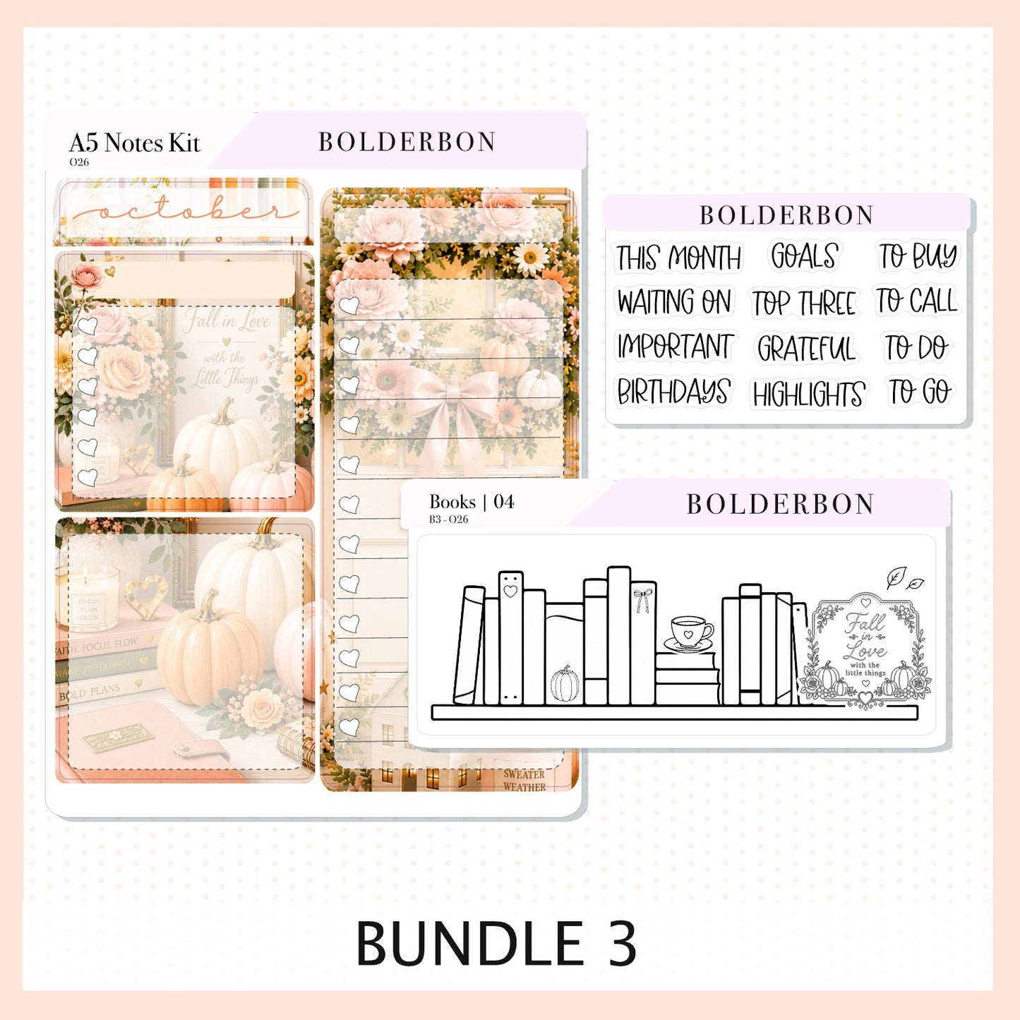October • A5 EC Notes Kit