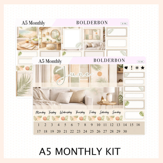 June • A5 EC Monthly