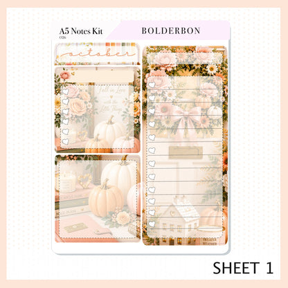 October • A5 EC Notes Kit
