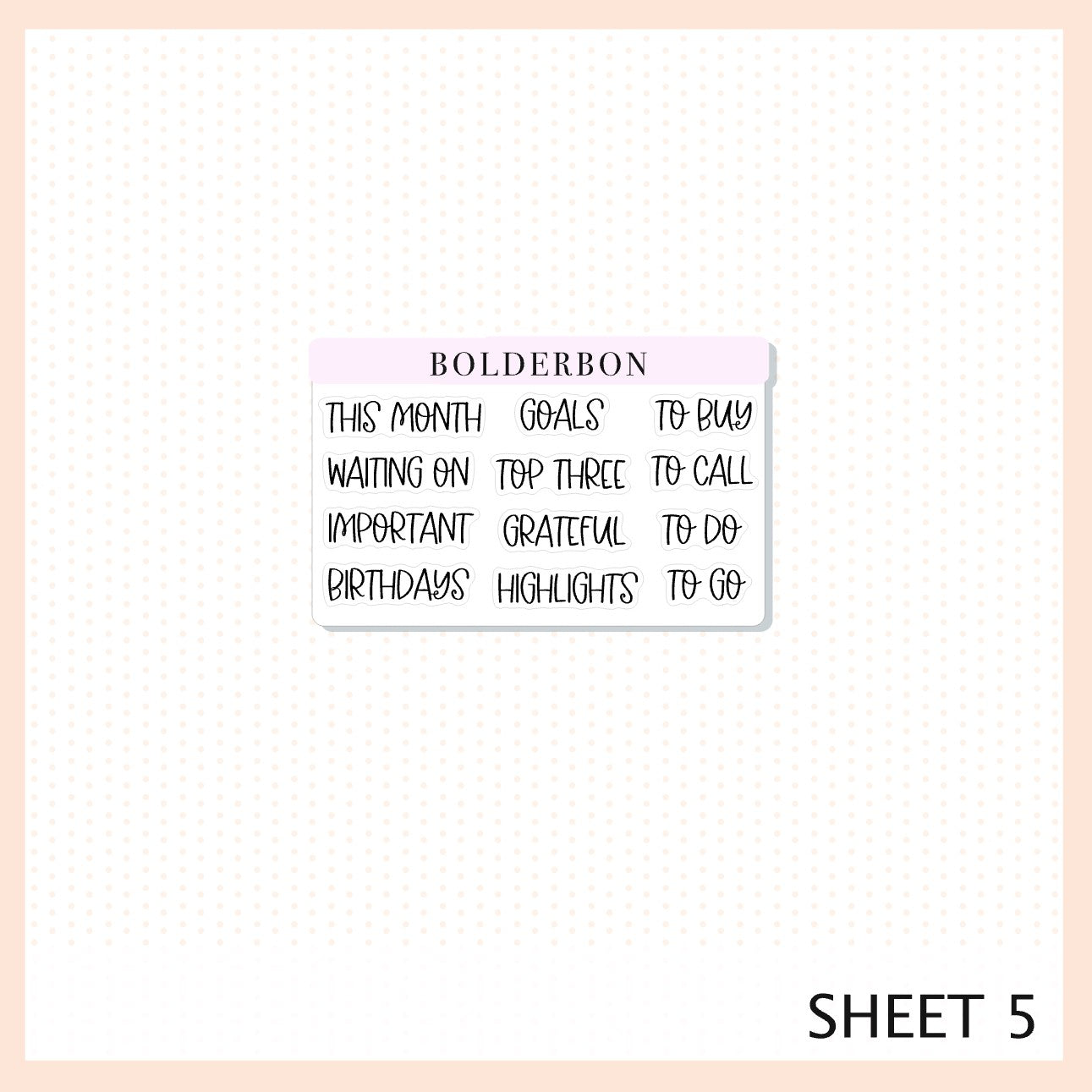 October • A5 EC Notes Kit
